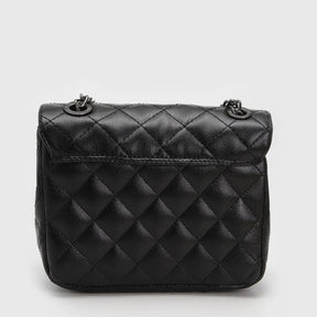 Bolsa Clássica Matelassê com Alça de Corrente – Preta