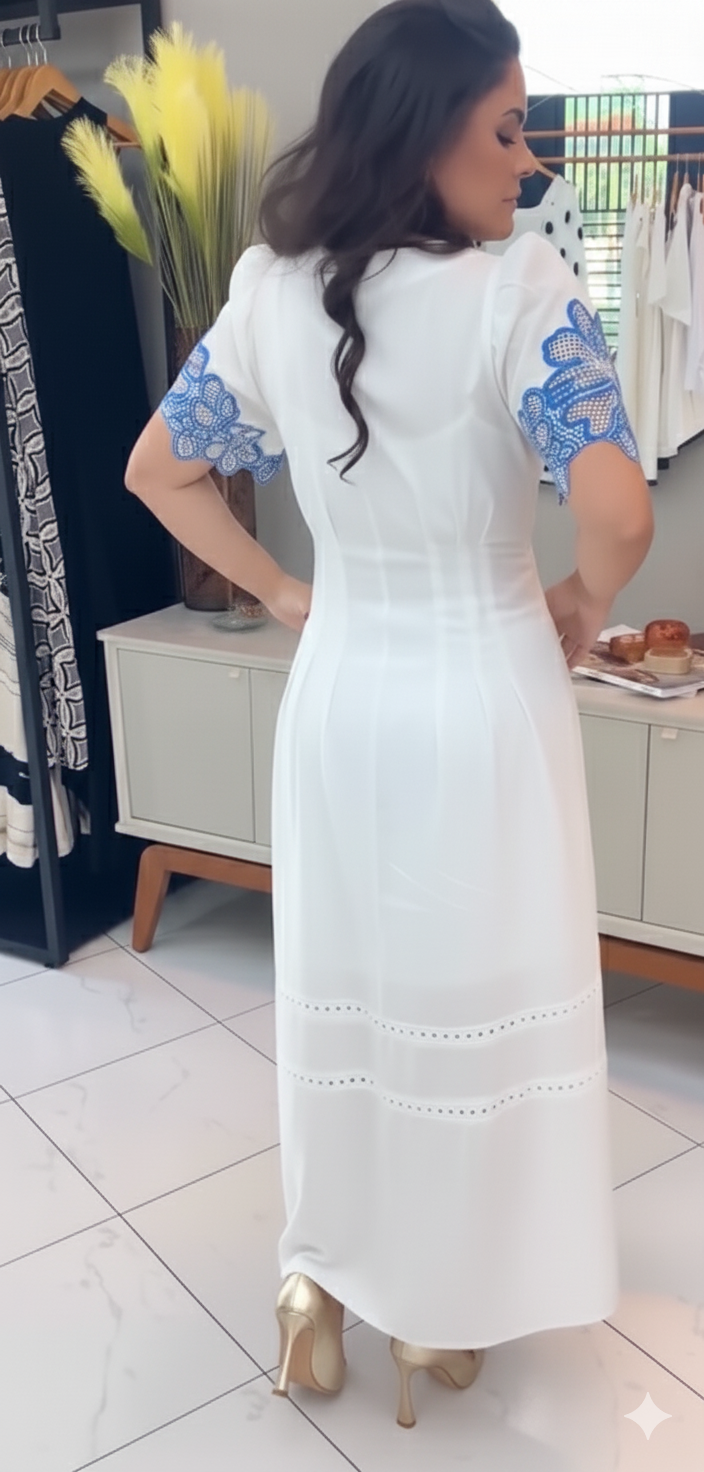 Vestido Celeste