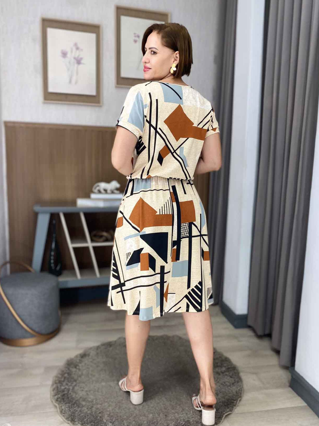 VESTIDO ANGÉLICA ESTAMPADO