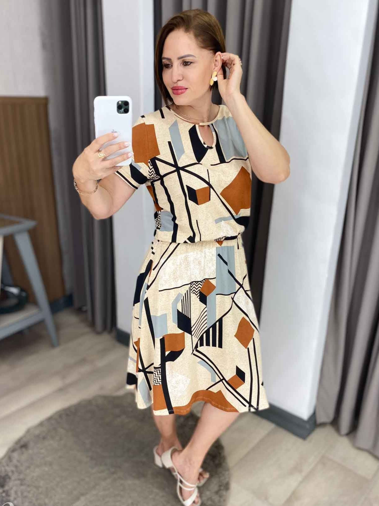 VESTIDO ANGÉLICA ESTAMPADO