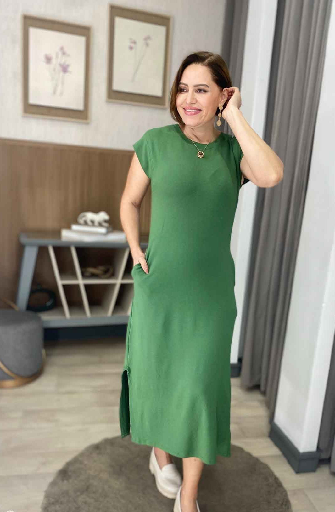 VESTIDO JOELMA MUSCLE MAX MIDI